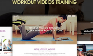 Lovefit - Fitness Videos Training HTML Template