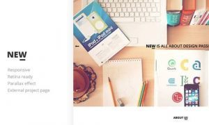 NEW Creative One Page Template