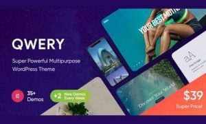 Qwery Multi-Purpose Business WordPress Theme + RTL