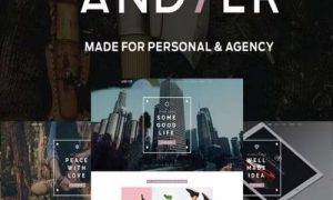 Andier WordPress Theme - Andier Theme GPL