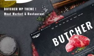 Butcher and Meat Restaurant WordPress theme