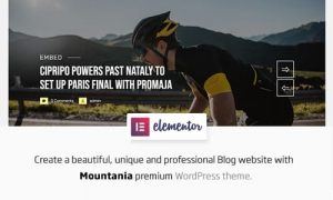 Mountania - Creative Blog WordPress Theme