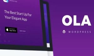 Ola Multipurpose WordPress Theme - Ola app landing Theme