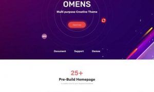 Omens - Multipurpose Creative WordPress Theme