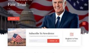 Politix - Political Campaign WordPress Theme - Politix Theme GPL