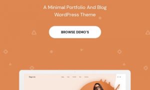Segovia A Minimal Portfolio Theme - Segovia Blog Theme