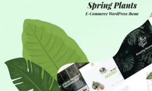 Spring Plants WordPress Theme - Spring Theme GPL