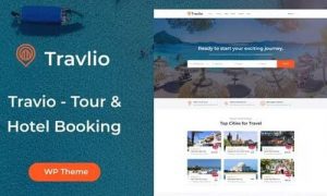 Travlio Travel Booking WordPress Theme - Travlio Theme GPL