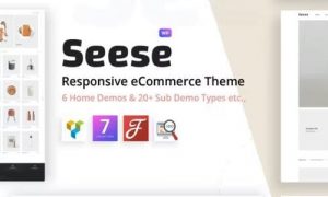 Seese Responsive eCommerce Theme - Seese Theme GPL