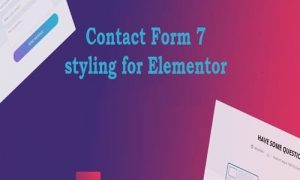 Contact Form 7 styling for Elementor