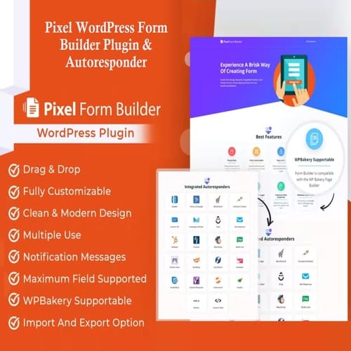 Pixel WP Form Builder Plugin and Autoresponder - GPLBOT