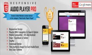 Responsive HTML5 Audio Player PRO WordPress Plugin