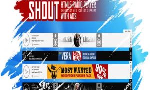 SHOUT HTML5 Radio Player With Ads WP Plugin