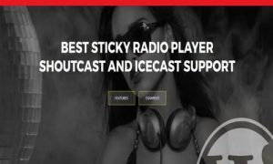 Sticky Full Width Radio Player WordPress Plugin
