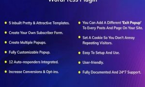 Exit Intent Popup WordPress Plugin - Exit Intent Popup Plugin GPL