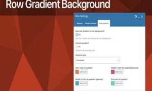 Row Gradient Background for WPBakery Page Builder