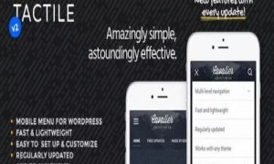 Tactile WordPress Mobile Menu Plugin - Tactile Plugin GPL