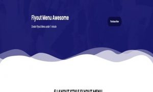 Vertical Slide Menu WordPress Plugin - Flyout Menu Awesome Plugin GPL