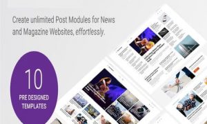 WP Post Modules for News and Magazine Plugin